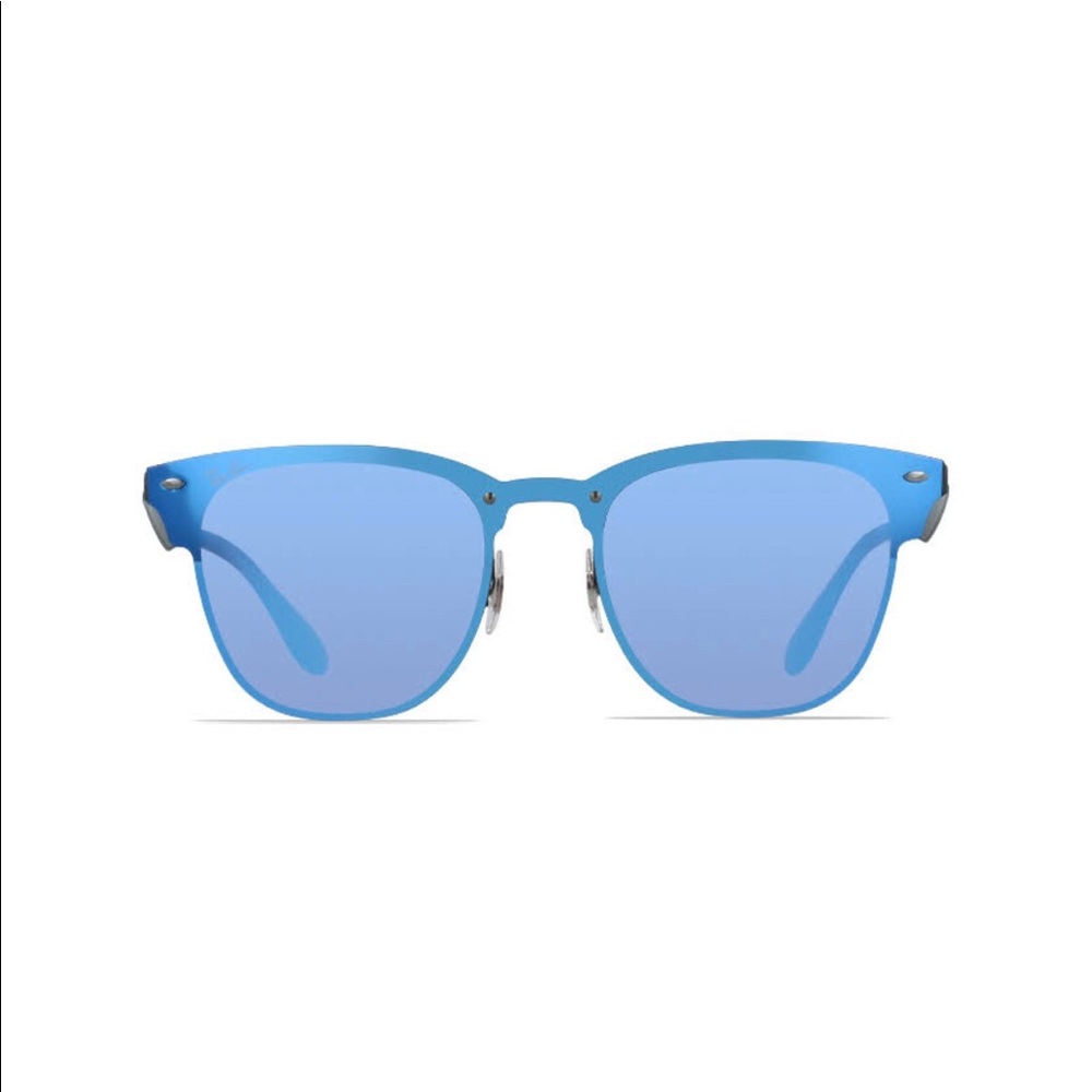 Ray-Ban Blaze Clubmaster - Blue/Violet Mirror